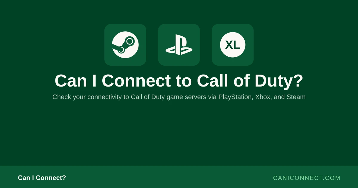 Can I Connect to Call of Duty Servers?
