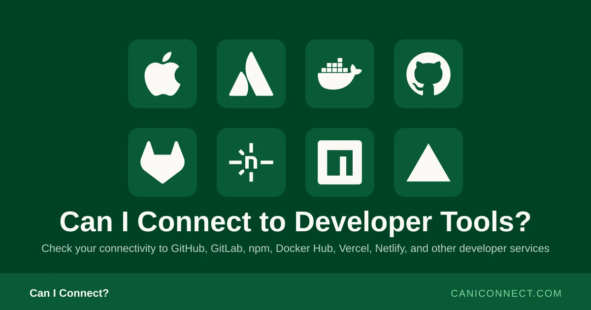 Can I Connect to Developer Tools?