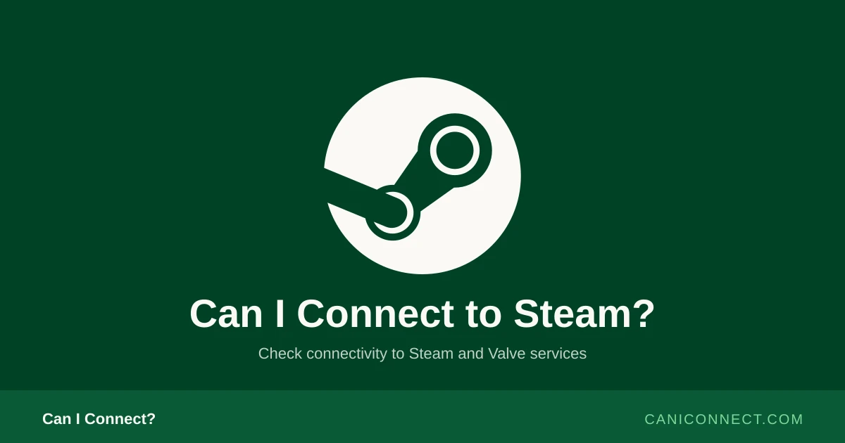 Steam | Can I Connect?